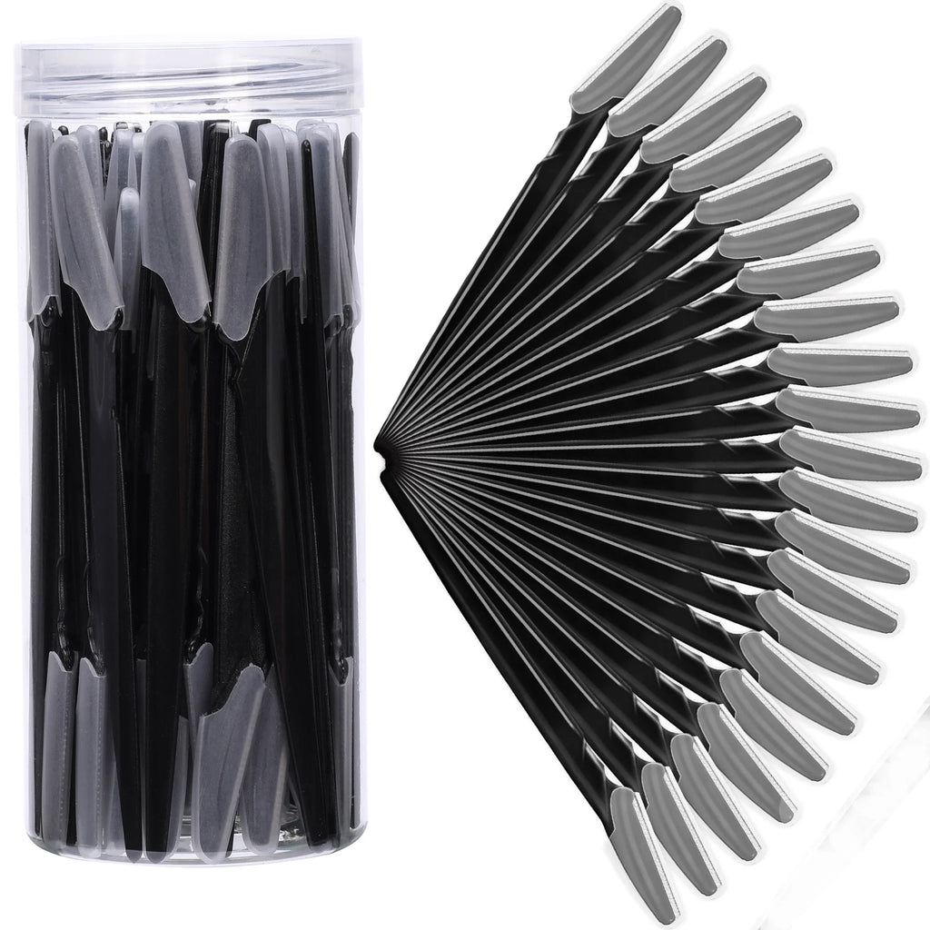 10/30/40Pcs Eyebrow Razor Facial Razor for Women Multipurpose Exfoliating Dermaplaning Tools with Precision Cover Safety Beauty