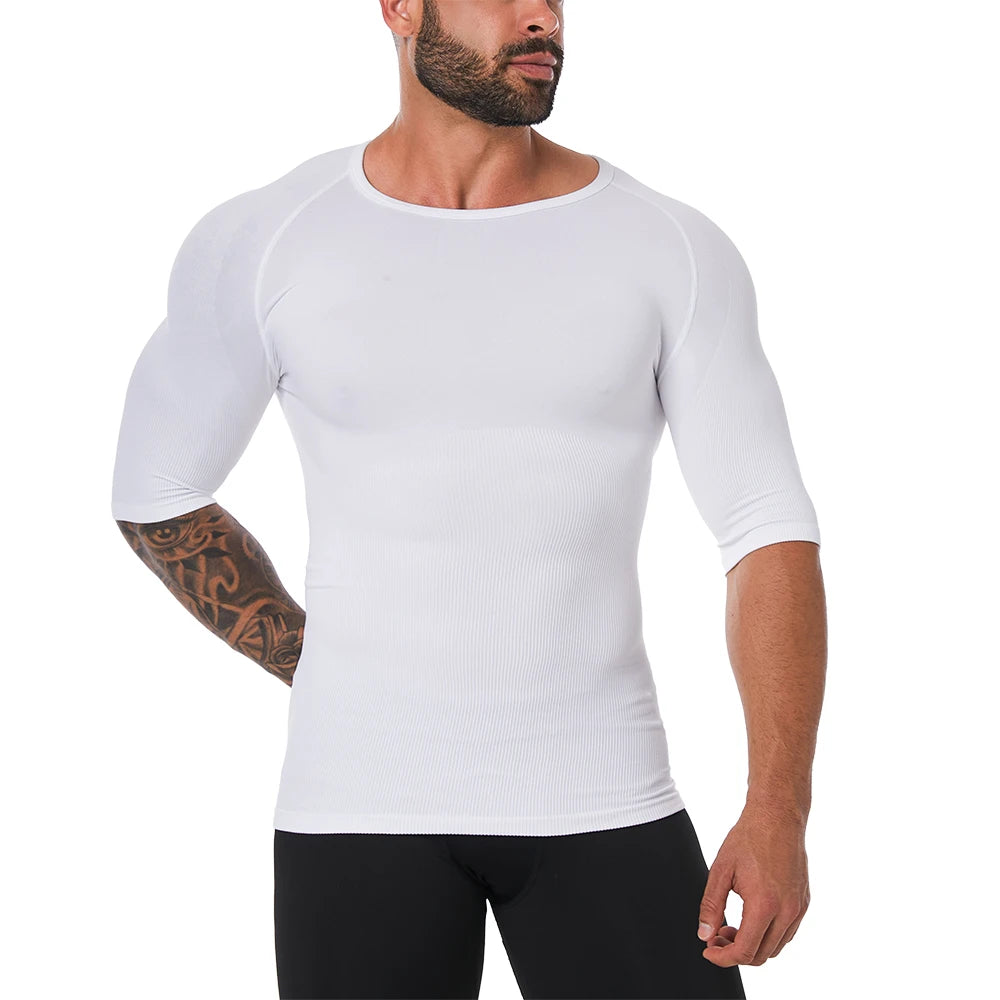 Compression Shirts for Men Fajas Para Hombres Seamless Body Shaper Manufacturer Gynecomastia Solution Men's Shapewear