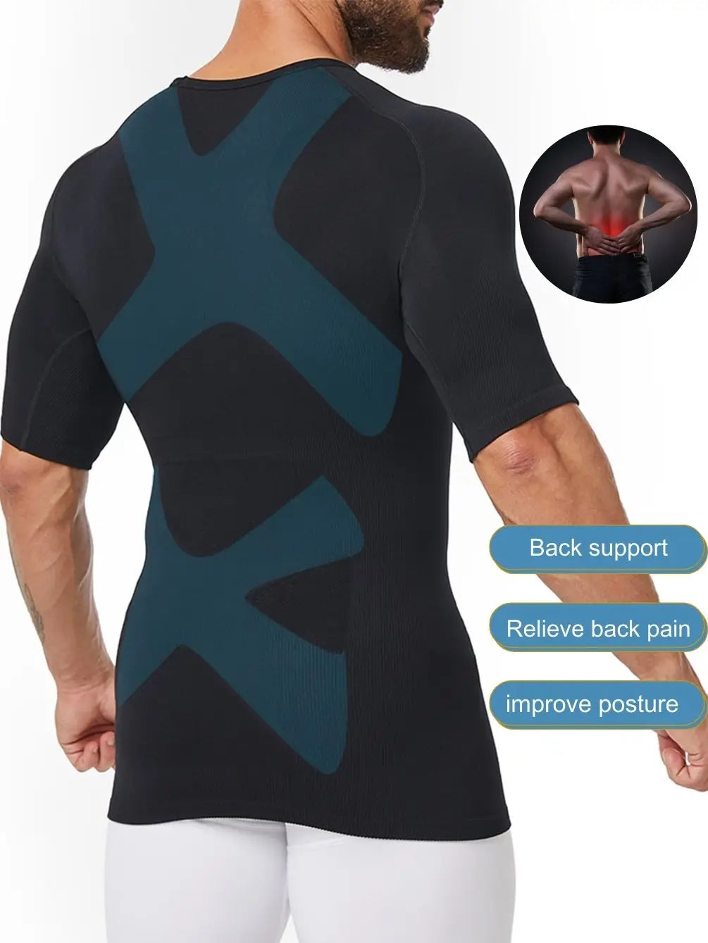 Compression Shirts for Men Fajas Para Hombres Seamless Body Shaper Manufacturer Gynecomastia Solution Men's Shapewear