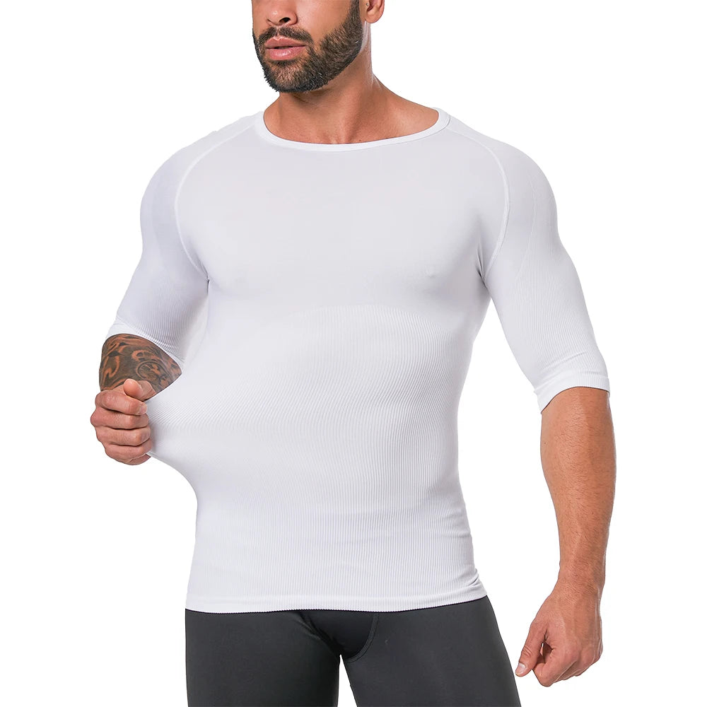 Compression Shirts for Men Fajas Para Hombres Seamless Body Shaper Manufacturer Gynecomastia Solution Men's Shapewear