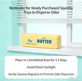 Realistic Food Shaped Stress Relief Toys Soft Slow Rebound Butter Squeeze Finger Sticks for Anxiety Relaxation